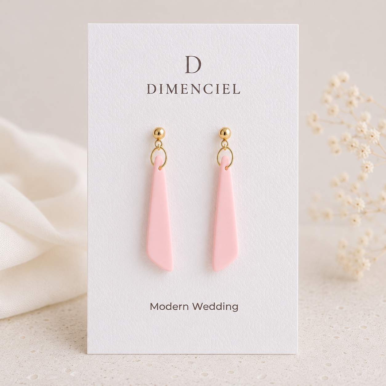 The Tapered Drop in Modern Wedding | Drop Earrings