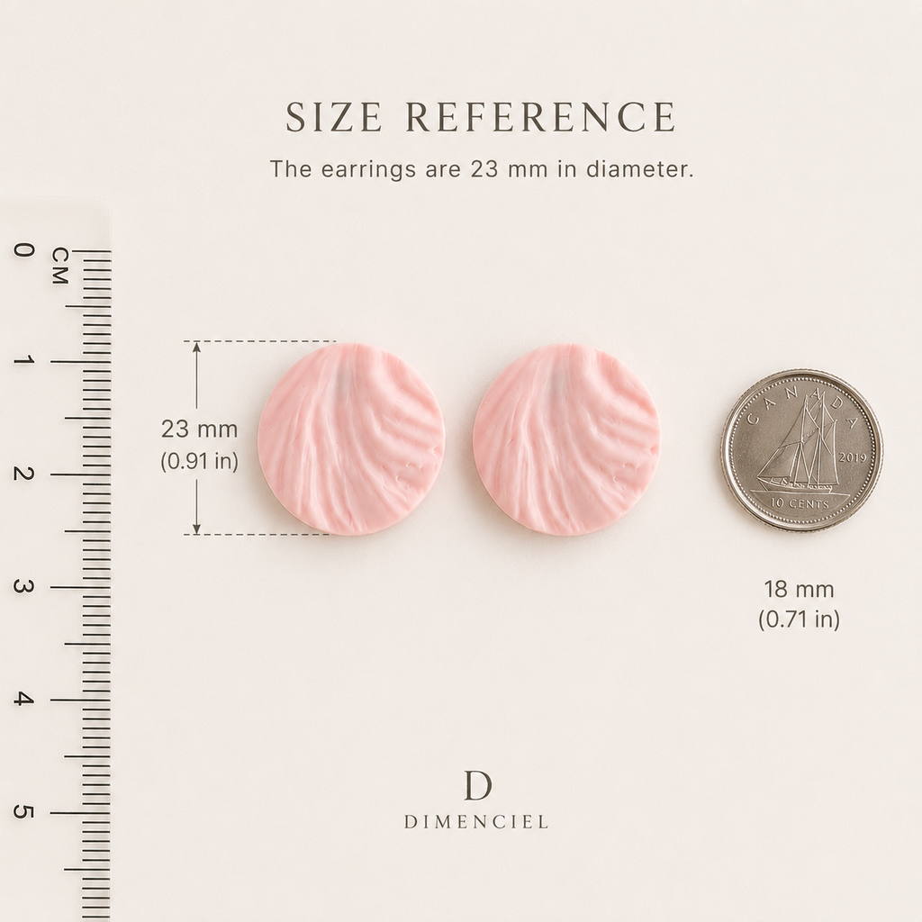 The Swirl Orb in Modern Wedding | Circle Ear Studs
