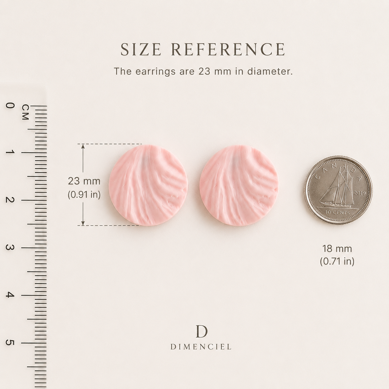 The Swirl Orb in Modern Wedding | Circle Ear Studs
