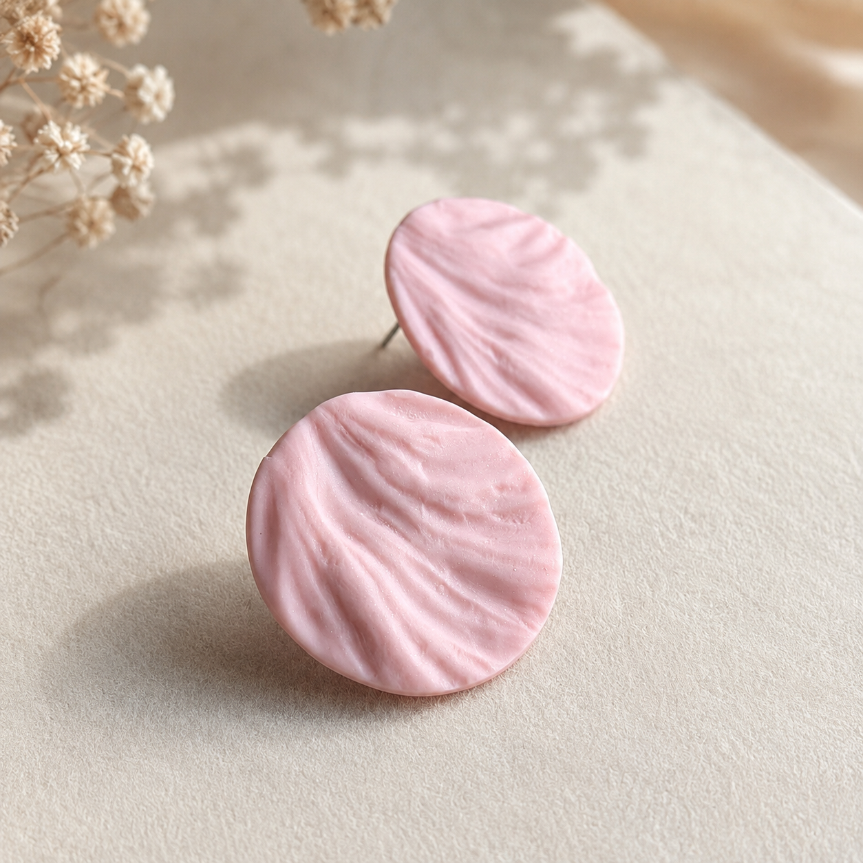 The Swirl Orb in Modern Wedding | Circle Ear Studs