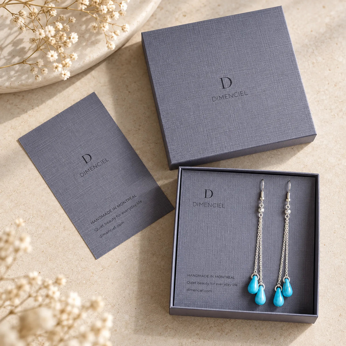 The Turquoise Dangle | Turquoise Teardrop Dangle Earrings
