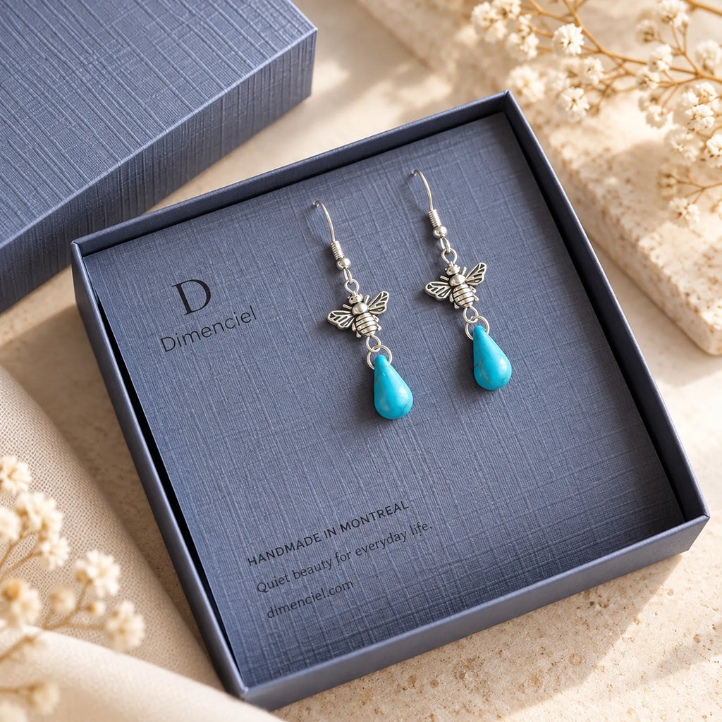 The Turquoise Drop | Turquoise Teardrop Earrings