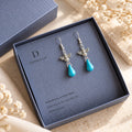 The Turquoise Drop | Turquoise Teardrop Earrings