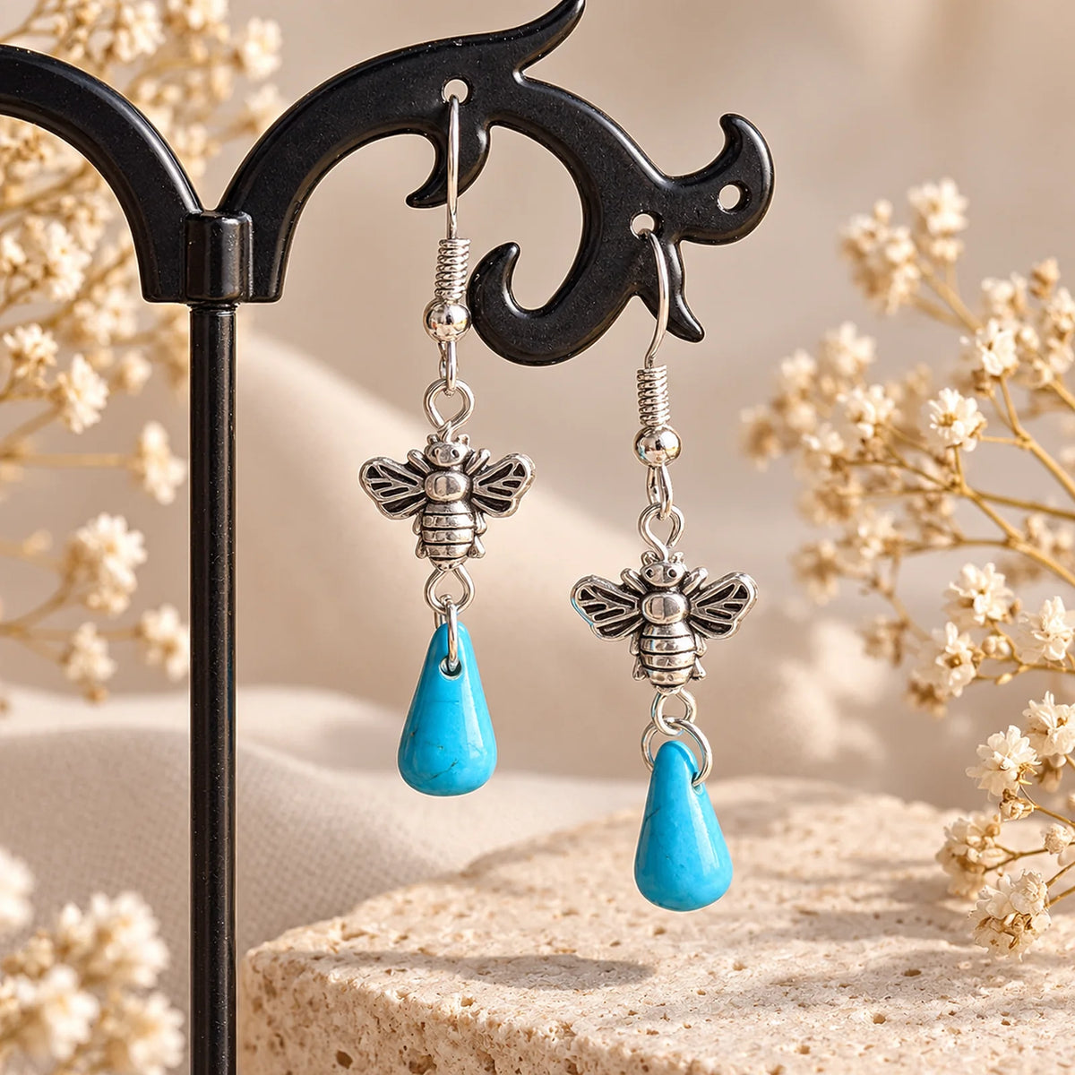 The Turquoise Drop | Turquoise Teardrop Earrings