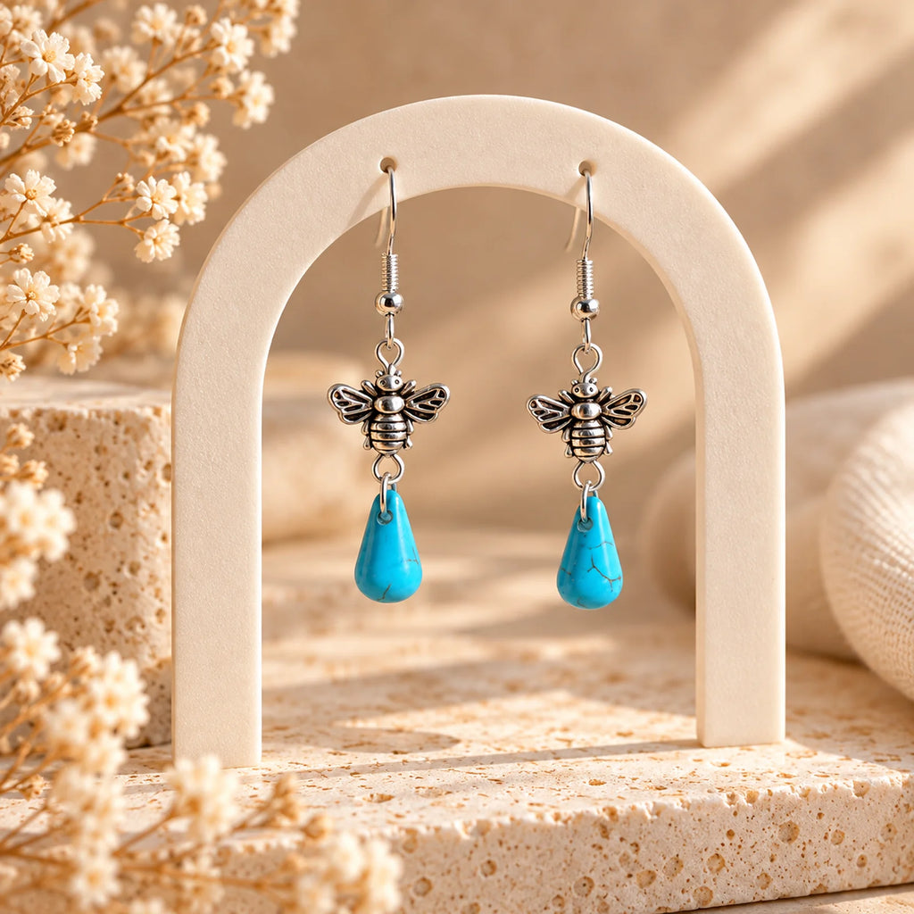 The Turquoise Drop | Turquoise Teardrop Earrings