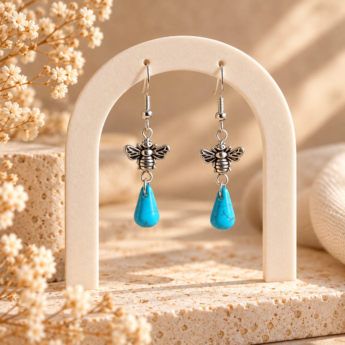 The Turquoise Drop | Turquoise Teardrop Earrings