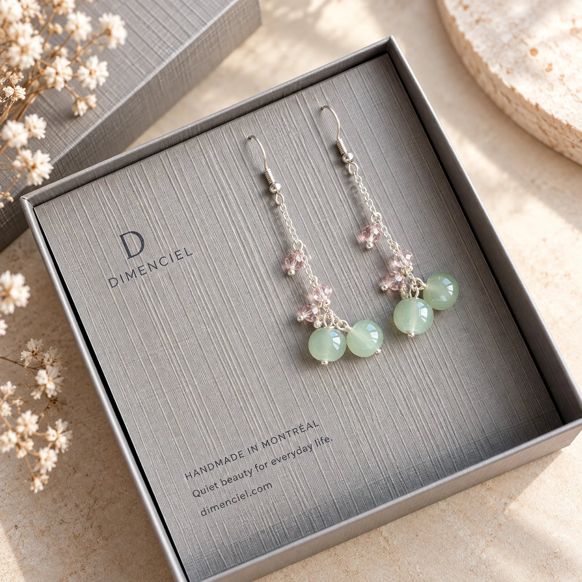 The Dangle Berries | Natural Stone Dangle Earrings