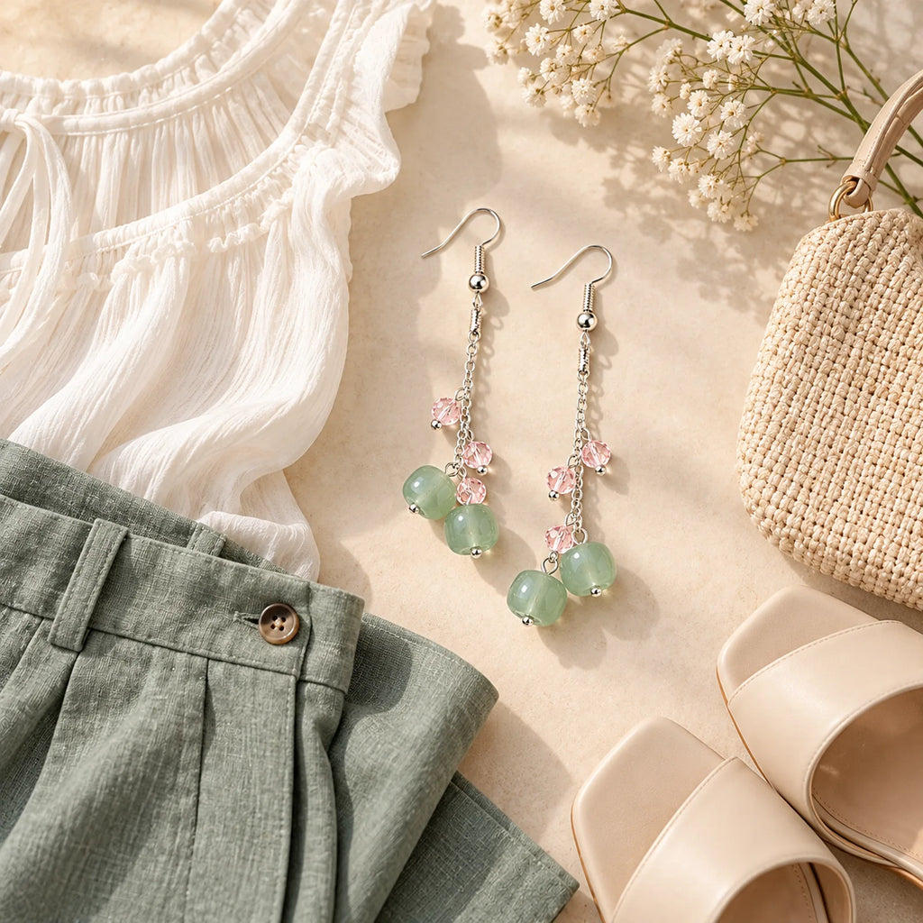 The Dangle Berries | Natural Stone Dangle Earrings