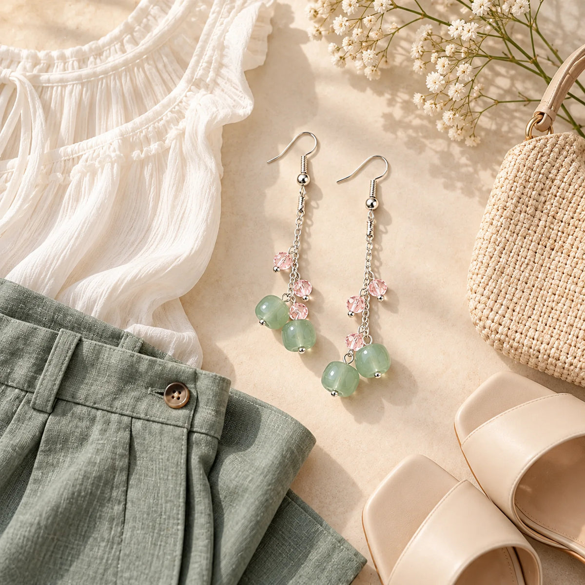 The Dangle Berries | Natural Stone Dangle Earrings