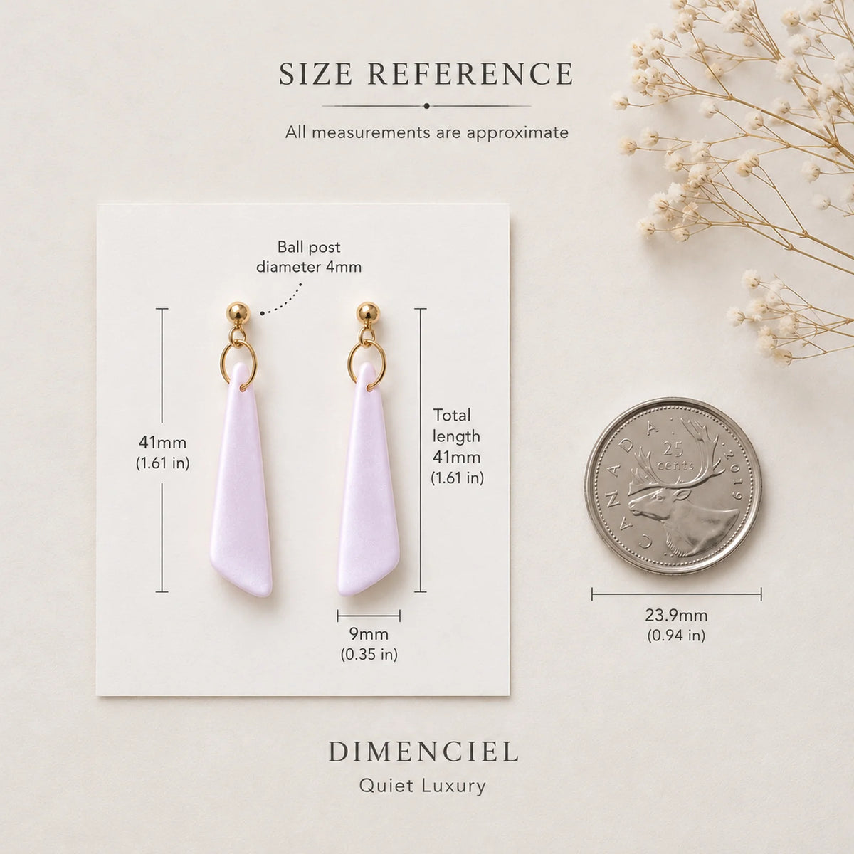 The Pyramid Drop | Minimalist Geometric Drop Earrings