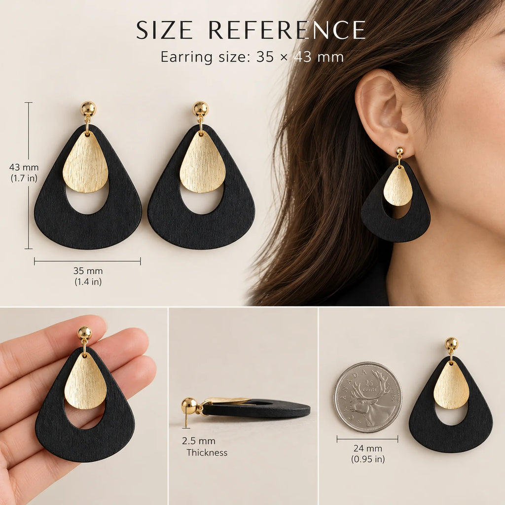 The Bold Teardrop | Statement Teardrop Earrings