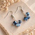 The Ocean Drop | Blue Faceted Bead Drop Earrings
