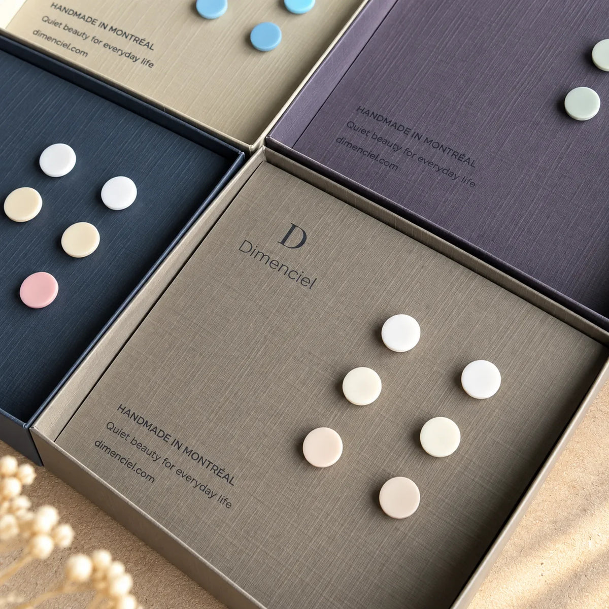 The Orb Trio | Minimalist Circle Ear Studs