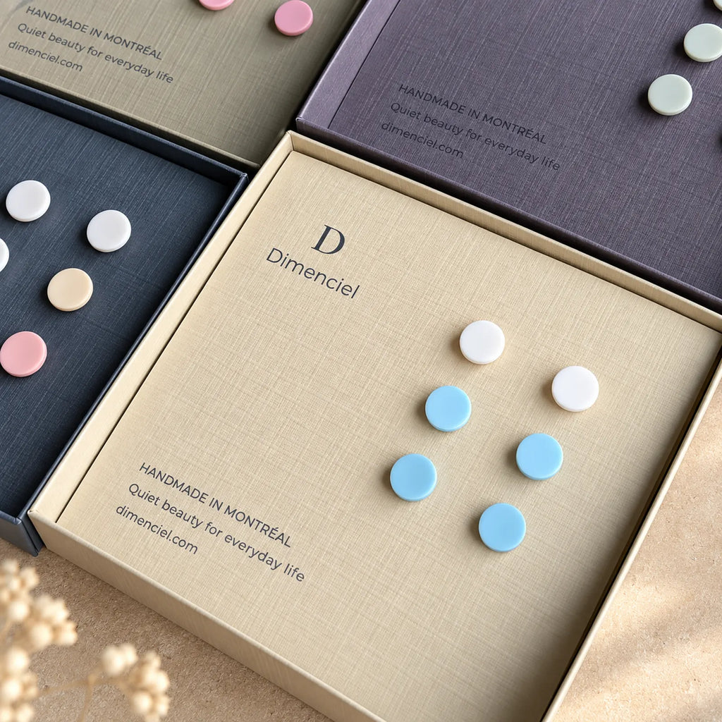The Orb Trio | Minimalist Circle Ear Studs