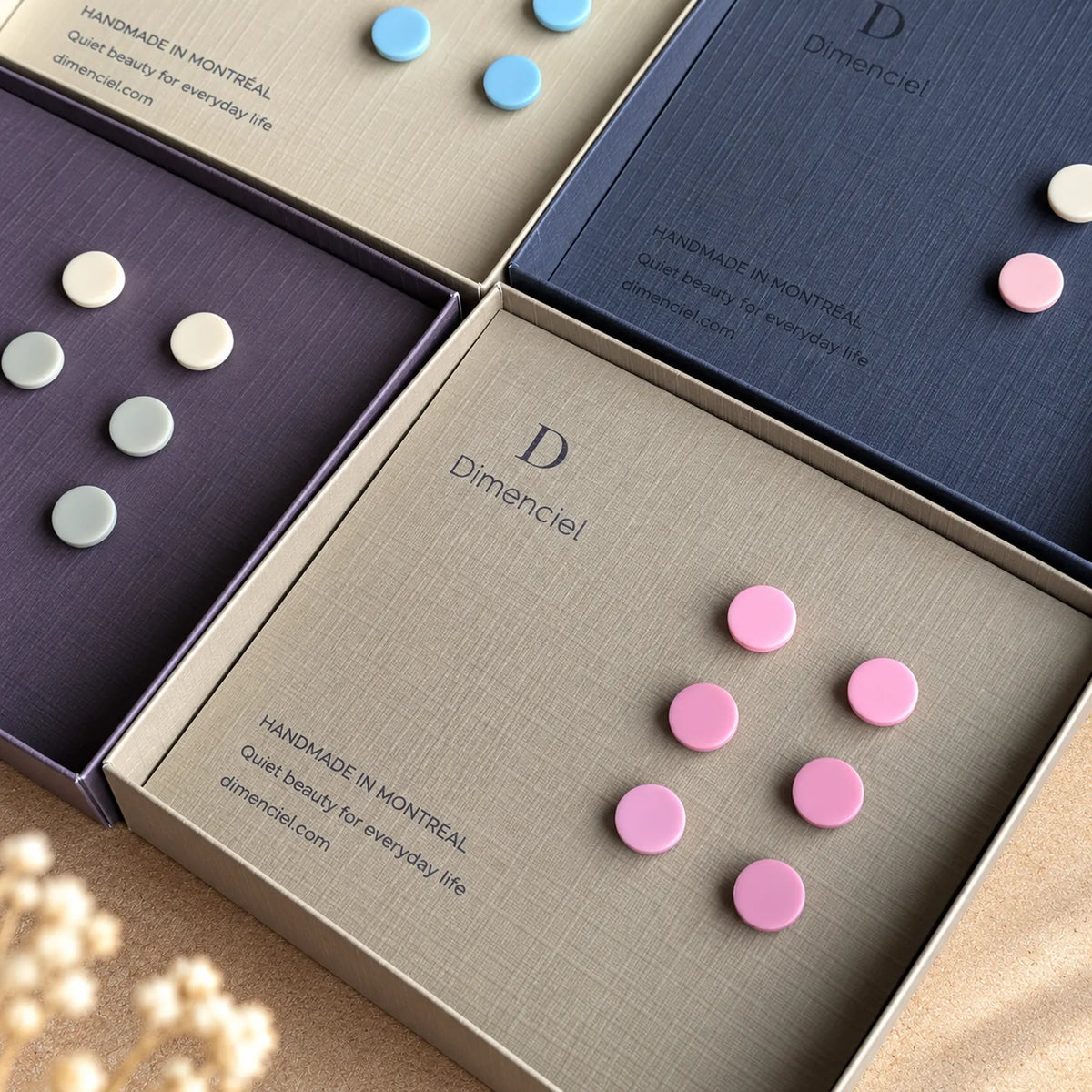 The Orb Trio | Minimalist Circle Ear Studs