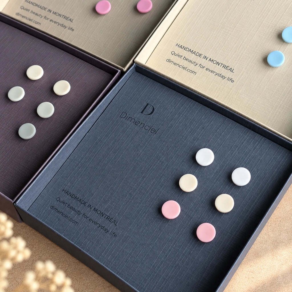The Orb Trio | Minimalist Circle Ear Studs