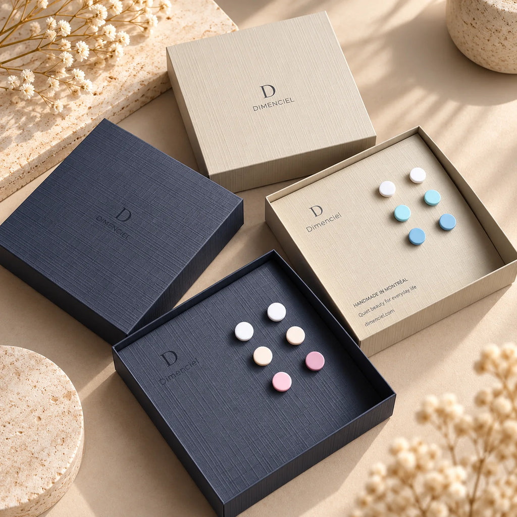 The Orb Trio | Minimalist Circle Ear Studs