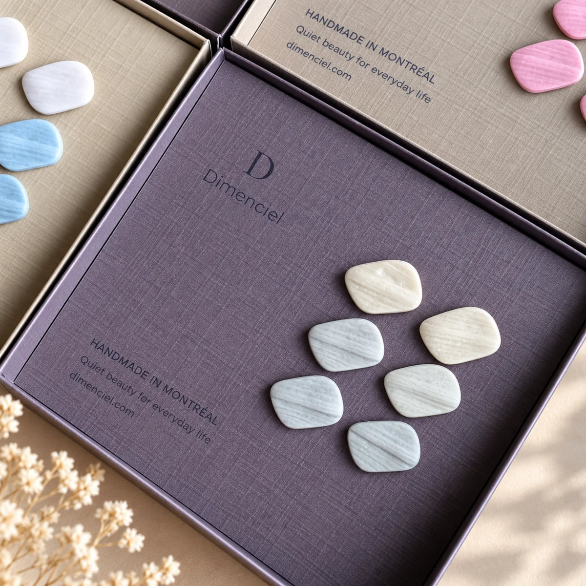 The Textured Pebble Trio | Minimalist Textured Pebble Ear Studs
