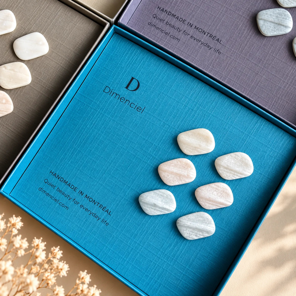 The Textured Pebble Trio | Minimalist Textured Pebble Ear Studs