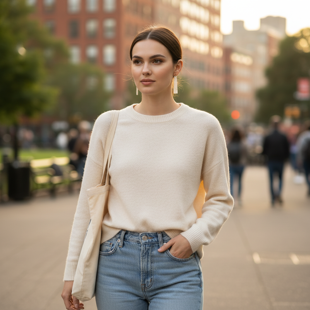 Bold statement earrings pearl white lightweight trapezoid