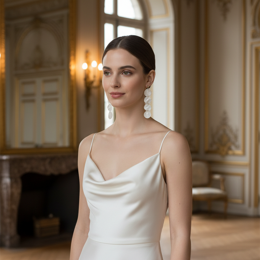 French chateau bride