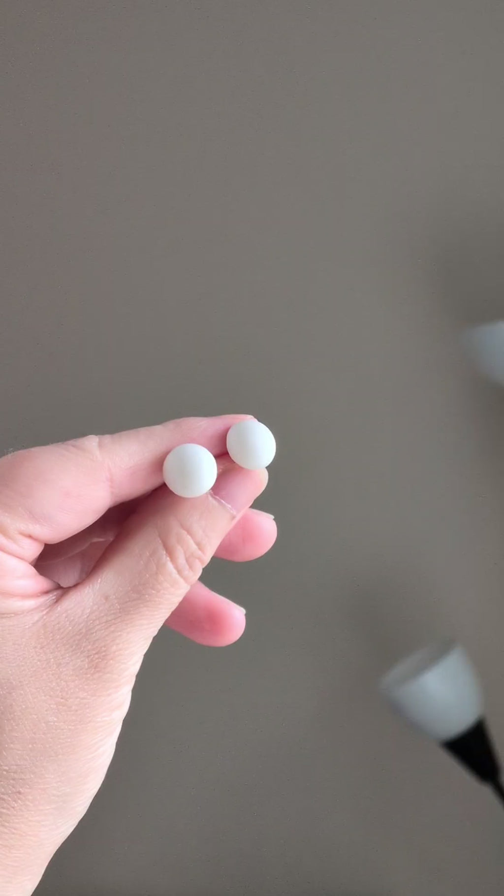 The Micro Dome Trio in Quiet Luxury | Half Sphere Ear Studs Set