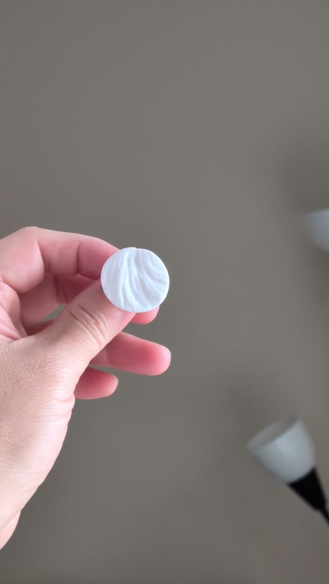The Swirl Orb in Coastal Blues | Circle Ear Studs