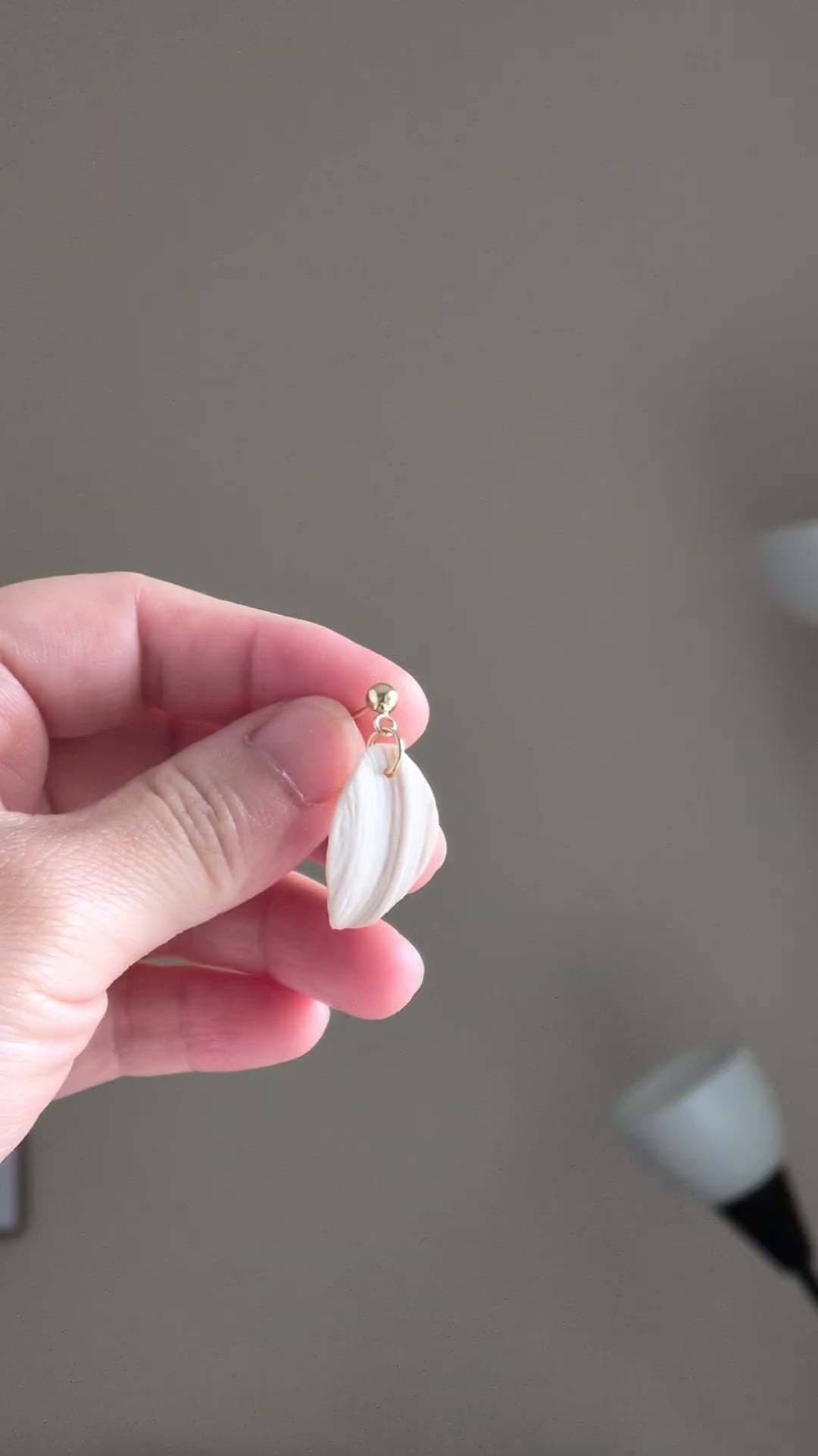 The Callista Drop in Quiet Luxury | Petal Drop Earrings