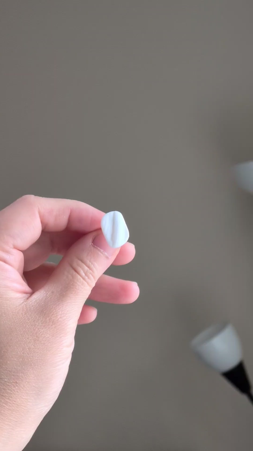 The Organic Pebble in Coastal Blues | Pebble Ear Studs