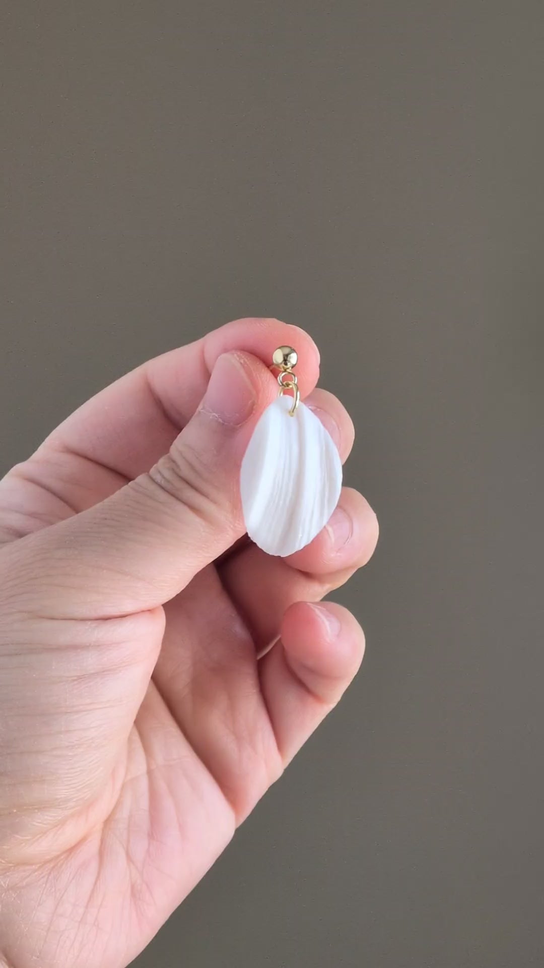 The Callista Drop in Ivory Pearl | Petal Drop Earrings