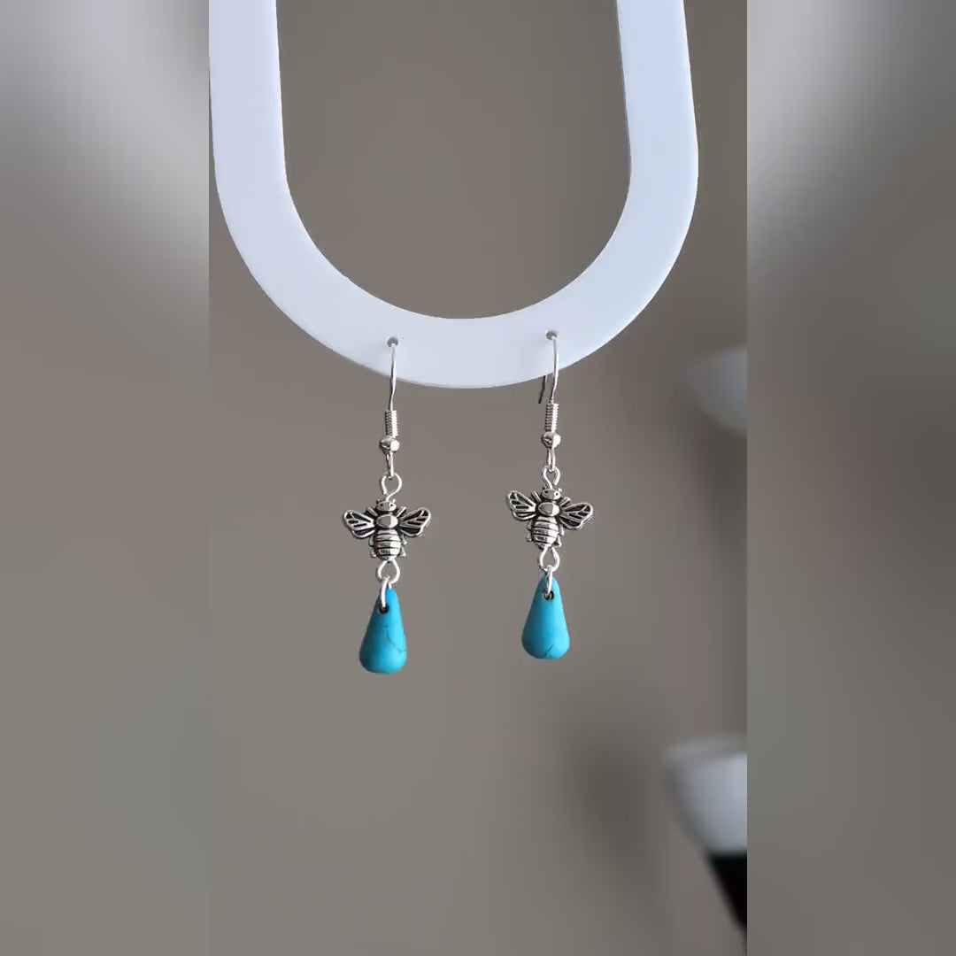 The Turquoise Drop | Turquoise Teardrop Earrings