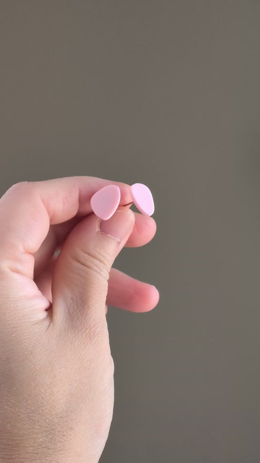 The Micro Pebble Trio in Modern Wedding | Pebble Stud Set