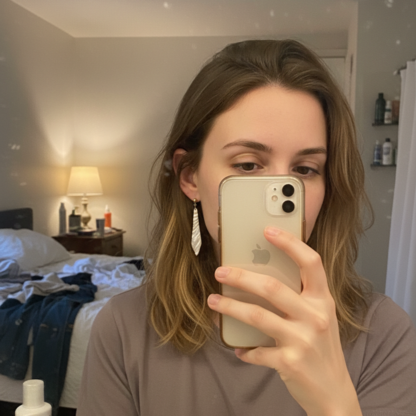 Selfie with different woman